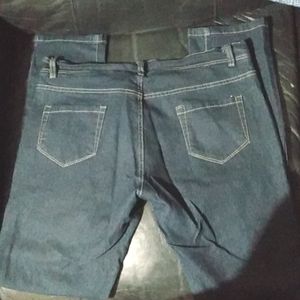 "Aviva" Dark Wash Denim Skinny Blue Jeans